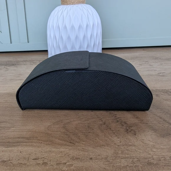 Prada Black Saffiano Leather Sunglasses Case - Picture 3 of 5